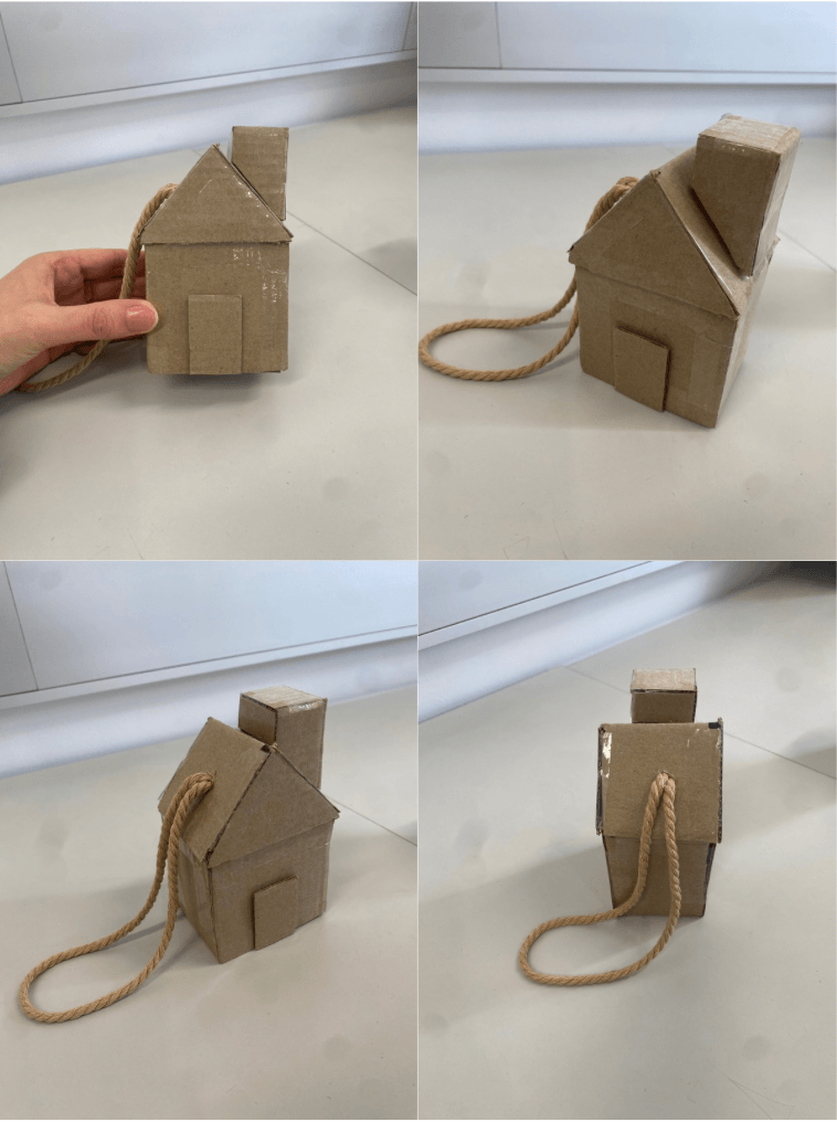 Low-fidelity cardboard and LittleBits prototype