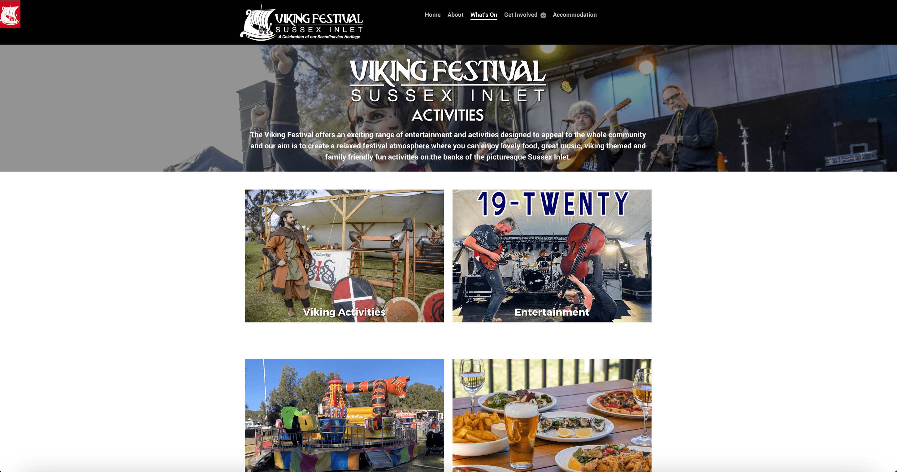 Current What's On page