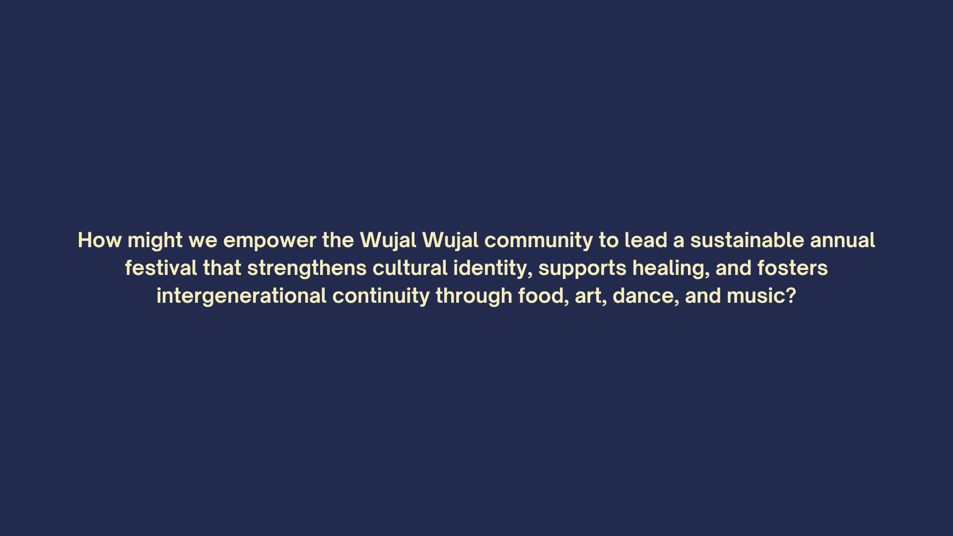 Bama Festival problem statement