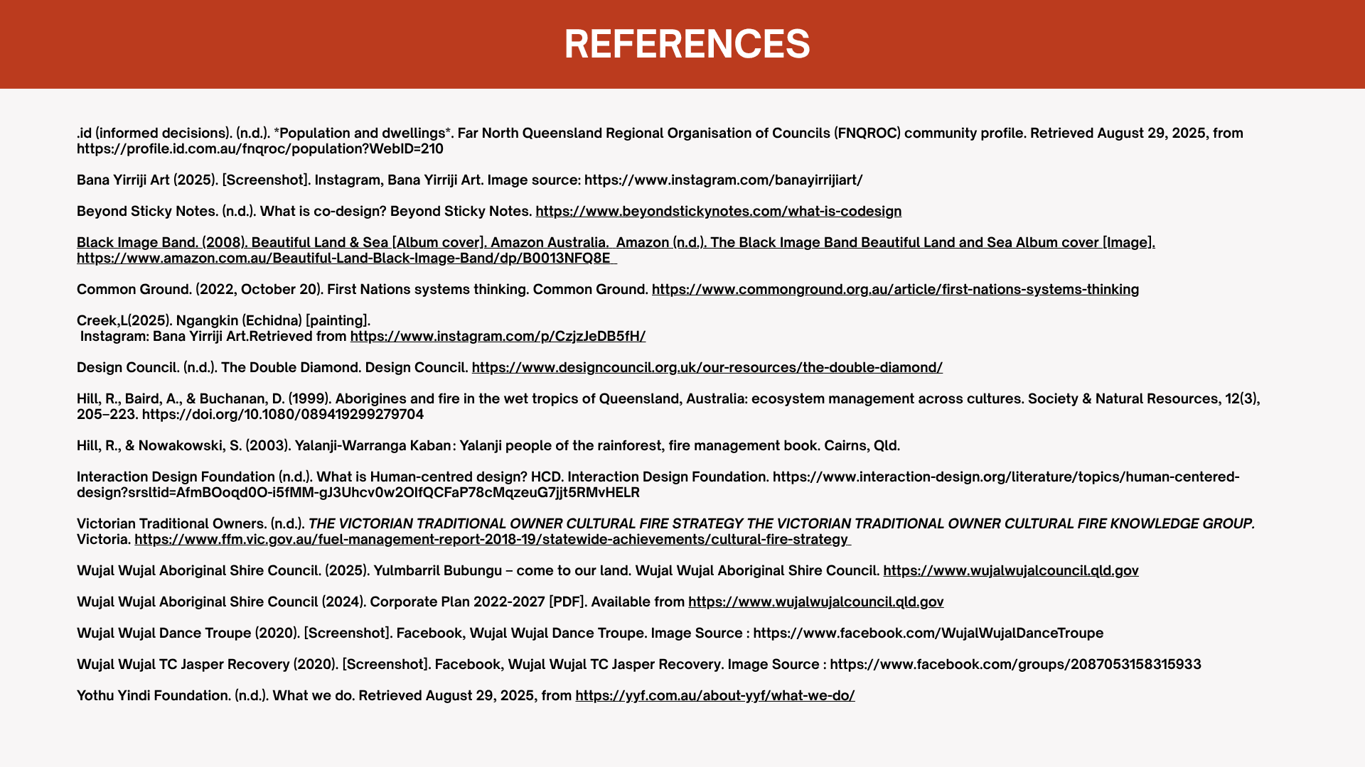 Full reference list